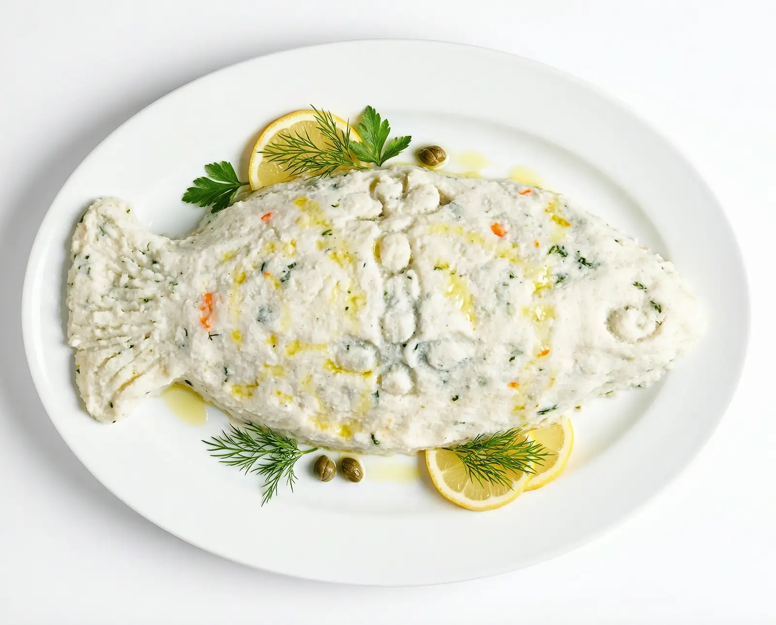 Sea Salt Baked Fish