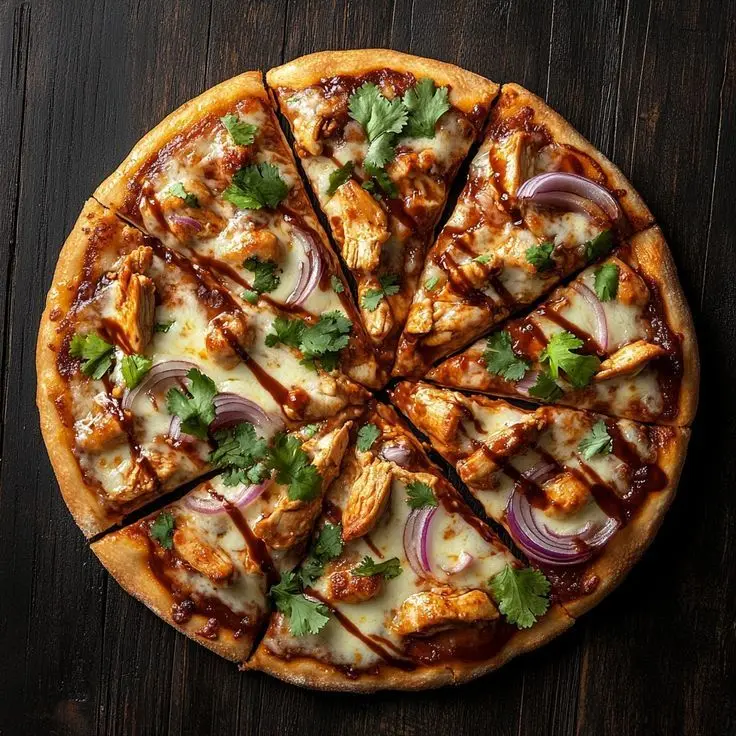 Chicken Barbicue pizza