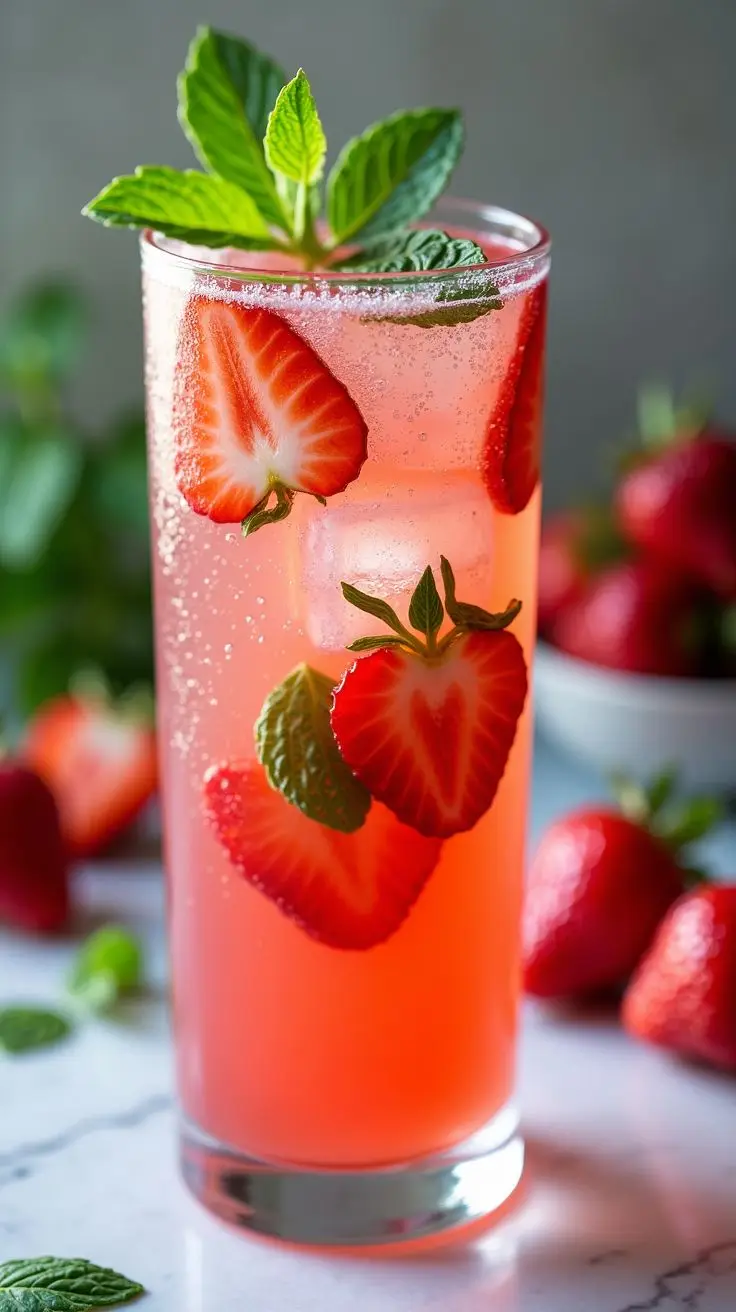 Strawberry mojito