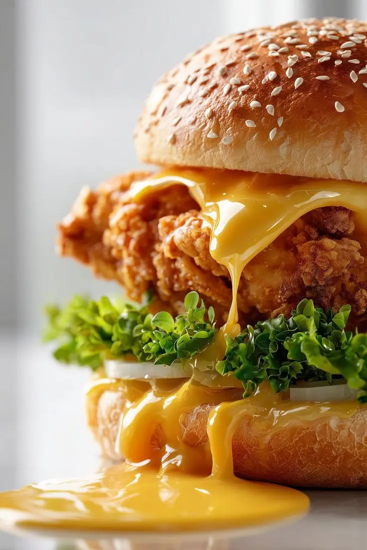 CHICKEN Cheese Patty Burger