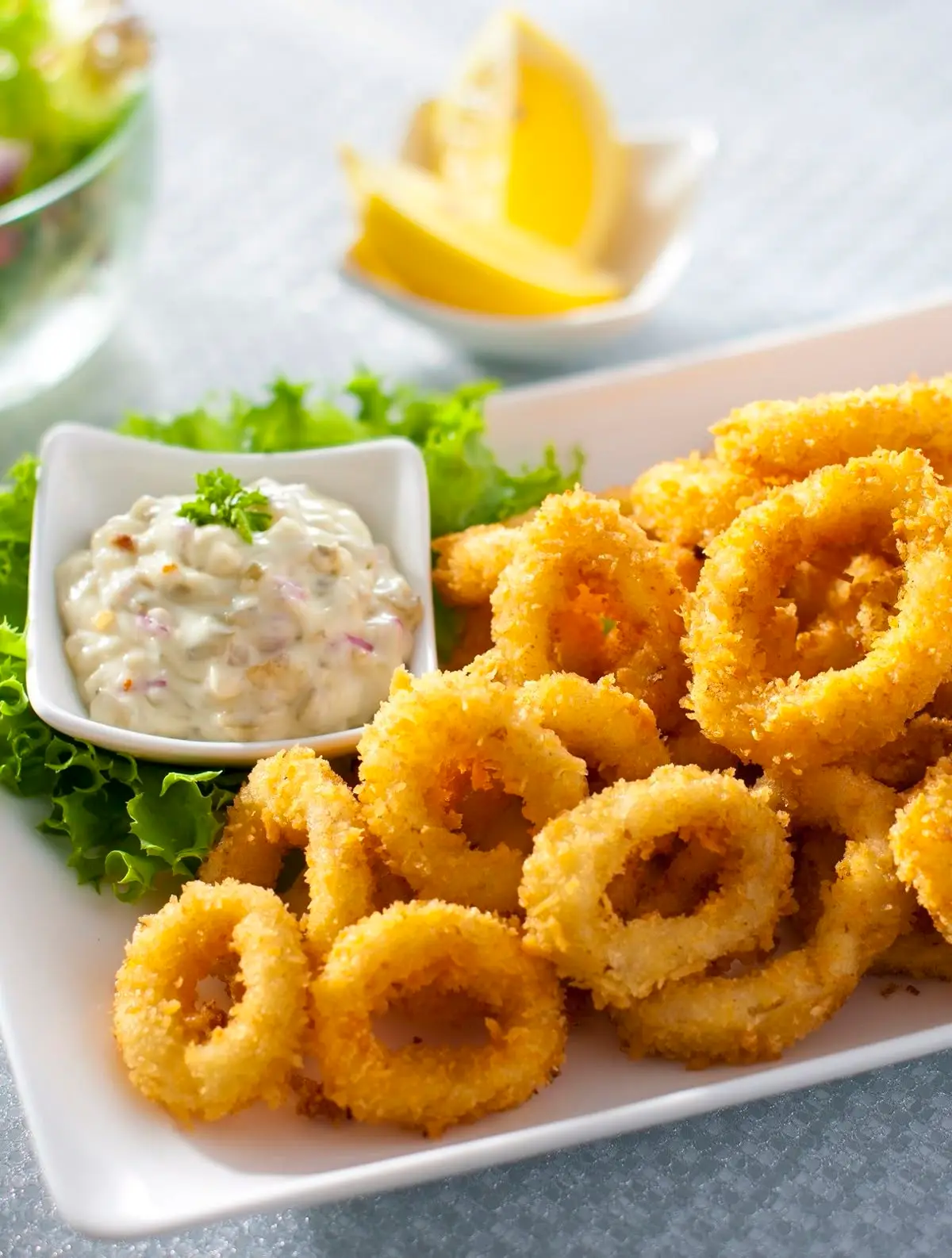 Golden Crispy fresh Calamari