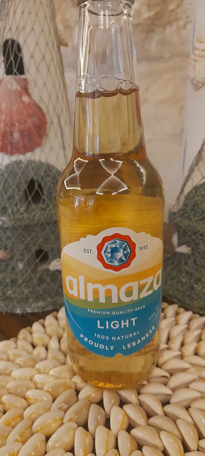 Almaza light beer